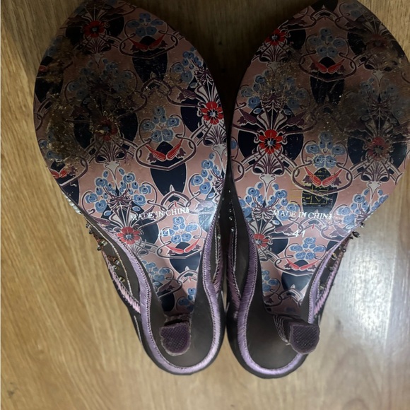 Irregular choice | EUC Women's size 10 stiletto | Embellished, beaded heels - Picture 6 of 10